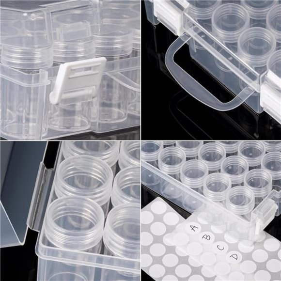 Bead Organizer, Bead Containers, 30 Grids Diamond Painting Storage Containers - Picture 8 of 8